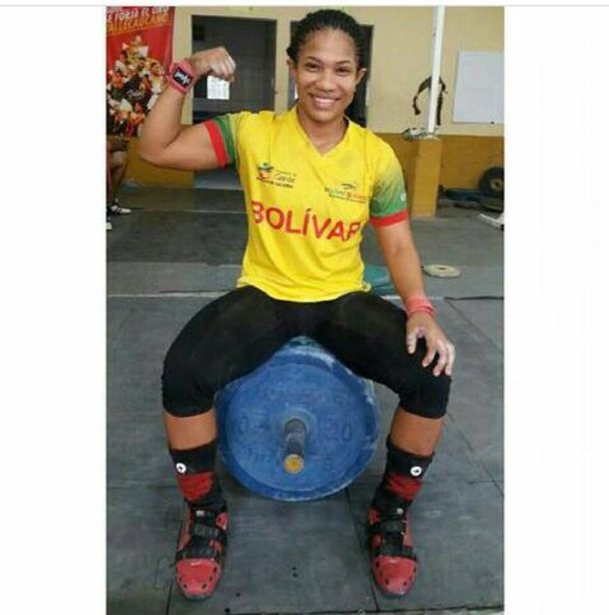 Siempre lista para hacer lo que más le gusta. Cortesía