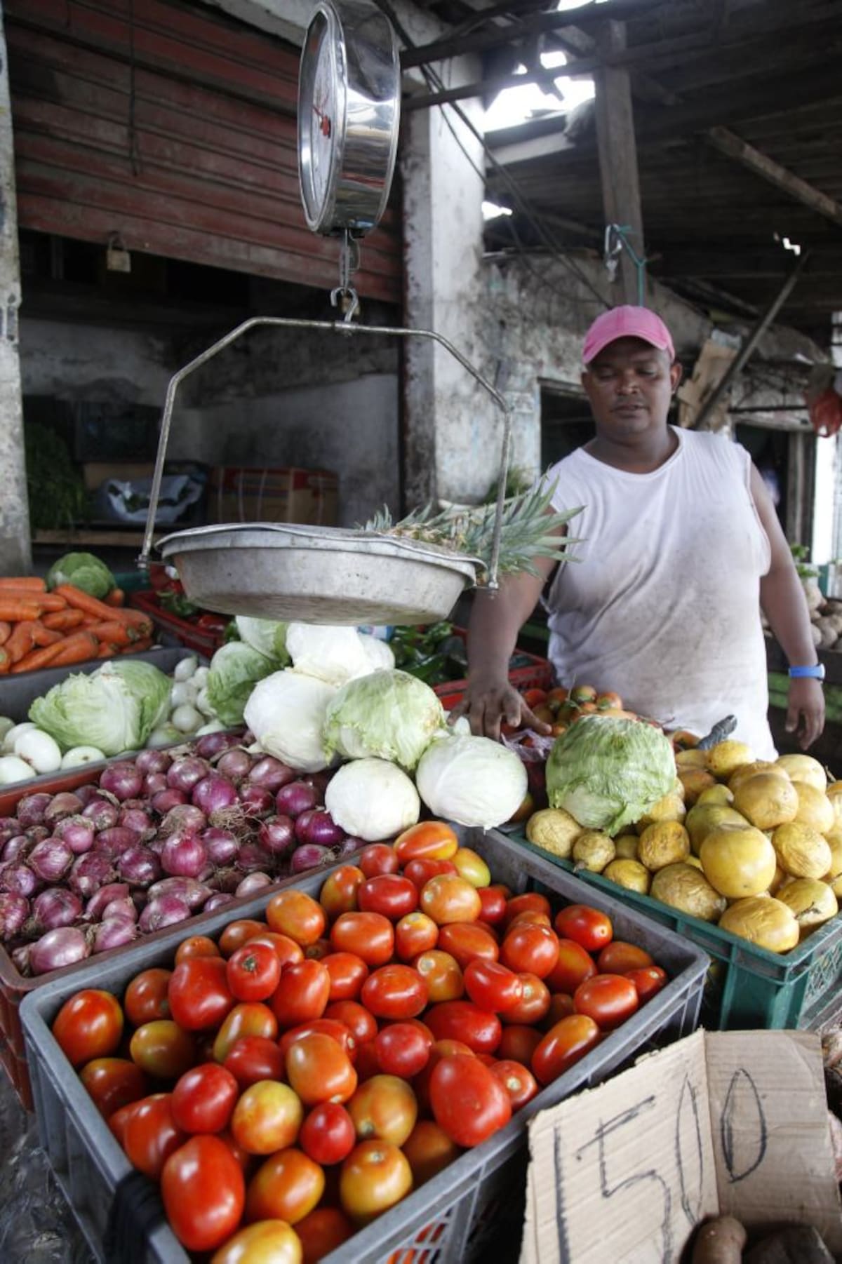 Las verduras y legumbres son los productos que más han tenido alza de precios. Aroldo Mestre