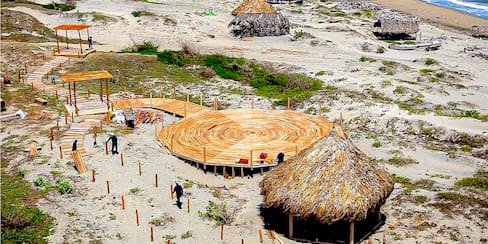 En un 70% avanzan las obras de ordenamiento en la playa Punta Astilleros