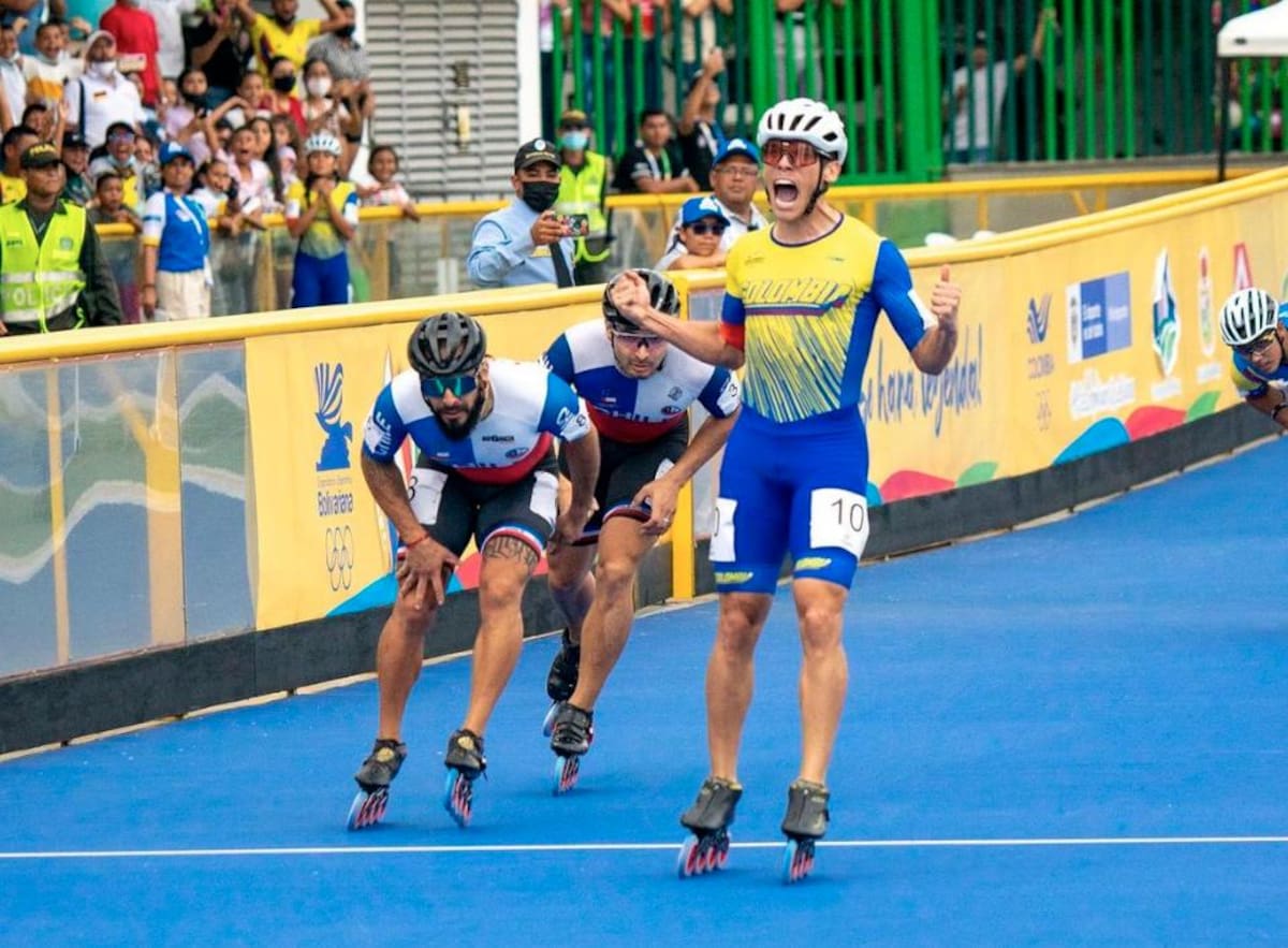 Andrés Jiménez ganó su primer oro en unos Juegos Bolivarianos. //Cortesía