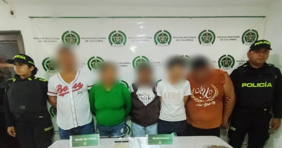 Cae 5 señalados miembros de ‘Los Costeños’ con más de 1.300 gramos de droga
