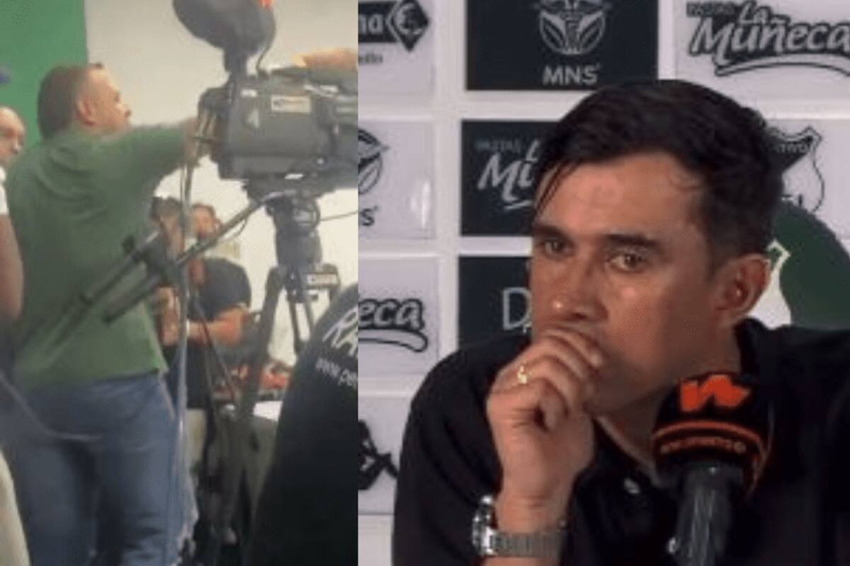 Insólito: un hincha de Nacional entró a la rueda de prensa e insultó al DT