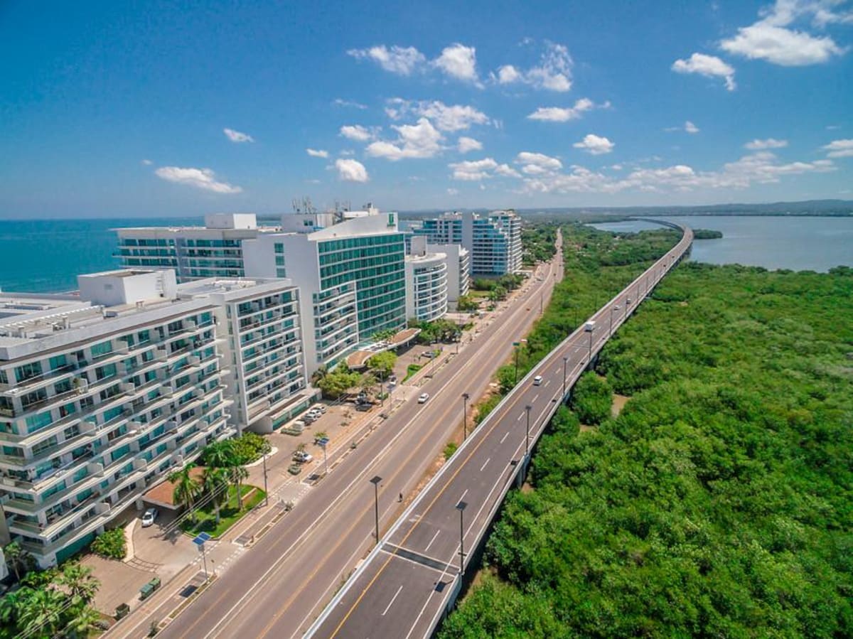 Zona hotelera del corredor turístico de La Boquilla. // ARCHIVO