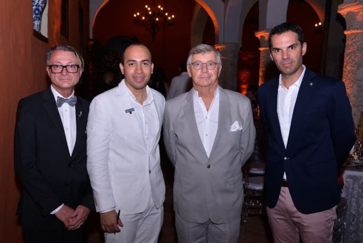 Juan Pablo Estrada, Emerson Pereira, Richard Launay y Alejandro Geis. CORTESÍA