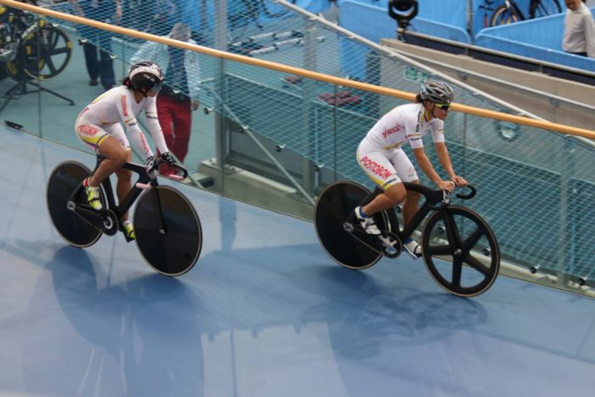 Selección Colombia de ciclismo de pista. COLPRENSA