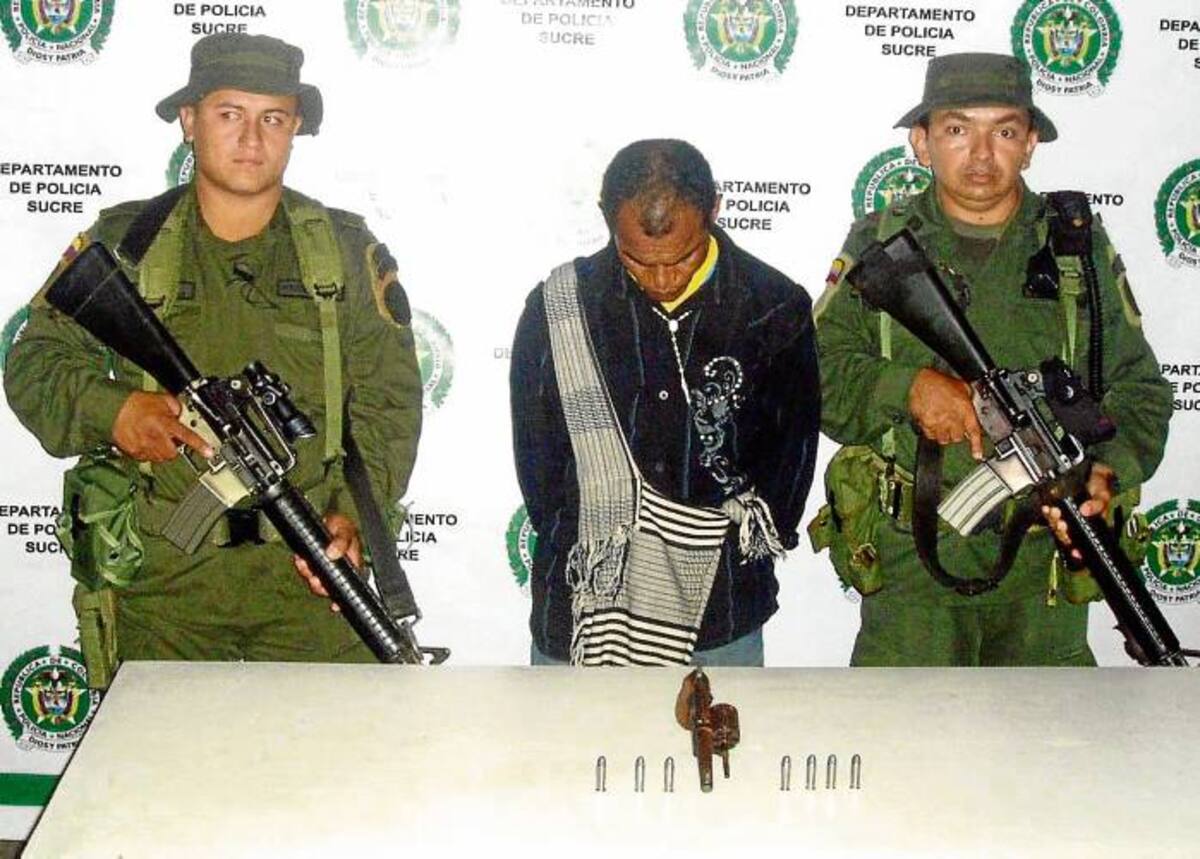 Daniel Correa Chaverra, alias “El Diablo”, al parecer pretendía asesinar a una persona.