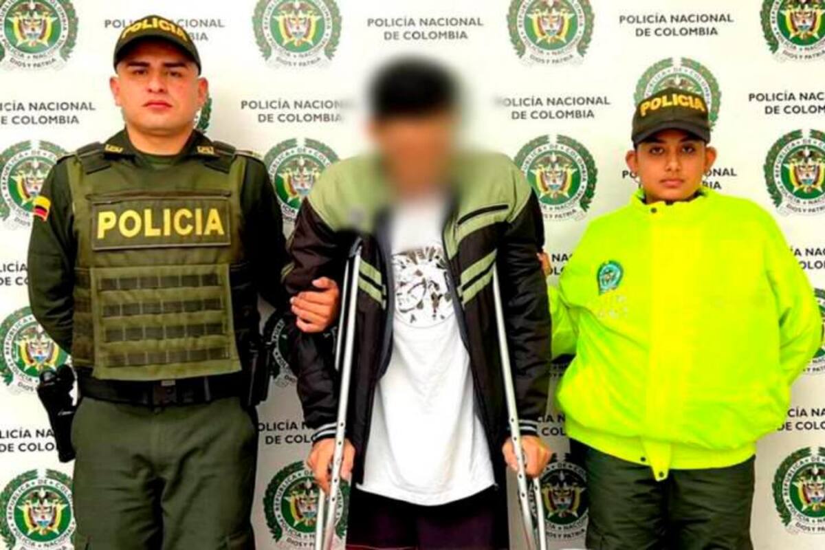 Hombre en muletas asfixió a su novia y cayó en la Troncal de Occidente