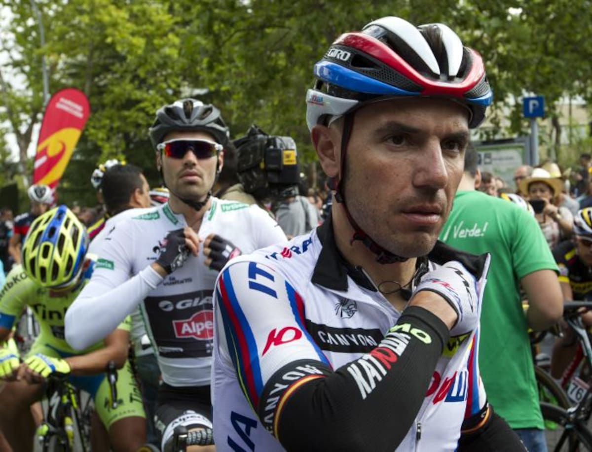 Joaquim 'Purito' Rodríguez, líder de la Vuelta a España. AFP