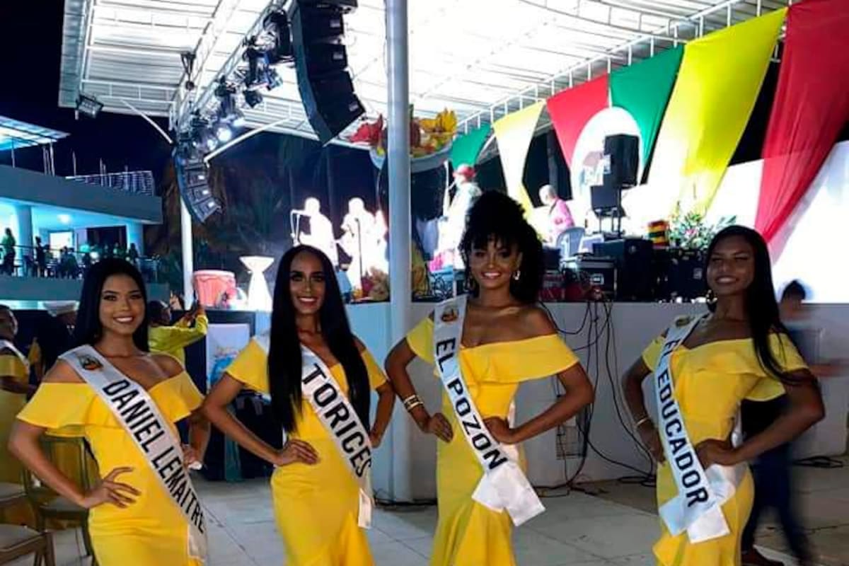 Reinado Popular arrancó con la imposición de bandas a las candidatas
