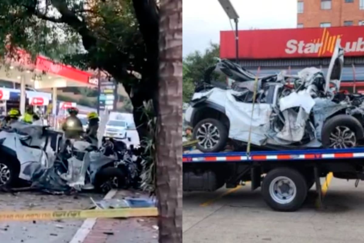 En video quedó registrado trágico accidente que dejó un muerto en Bogotá