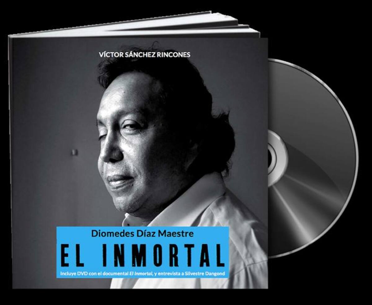 "Diomedes Díaz, el inmortal", libro del periodista Víctor Sánchez Rincones. Cortesía de Víctor Sánchez Rincones.