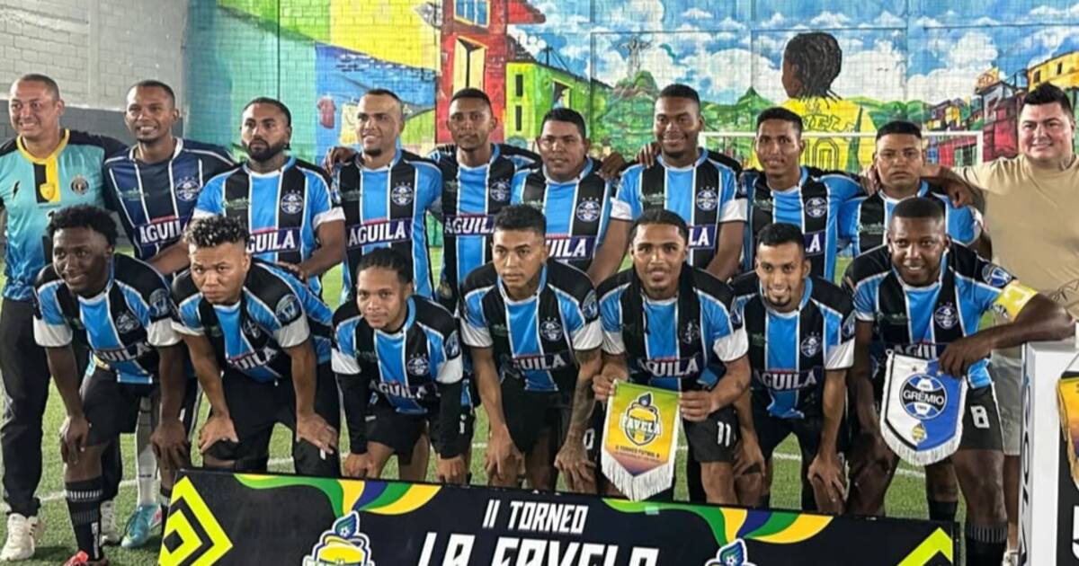 Gremio, de Álvaro Meléndez, el gran campeón en La Favela