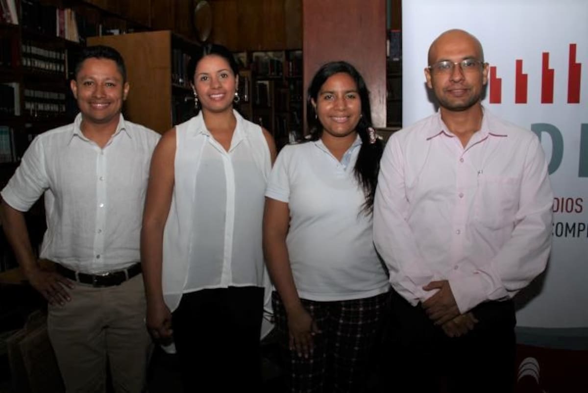 Luis Fernando López, Yuranis Coneo, Milagro Barraza y José Sáenz. ZENIA VALDELAMAR