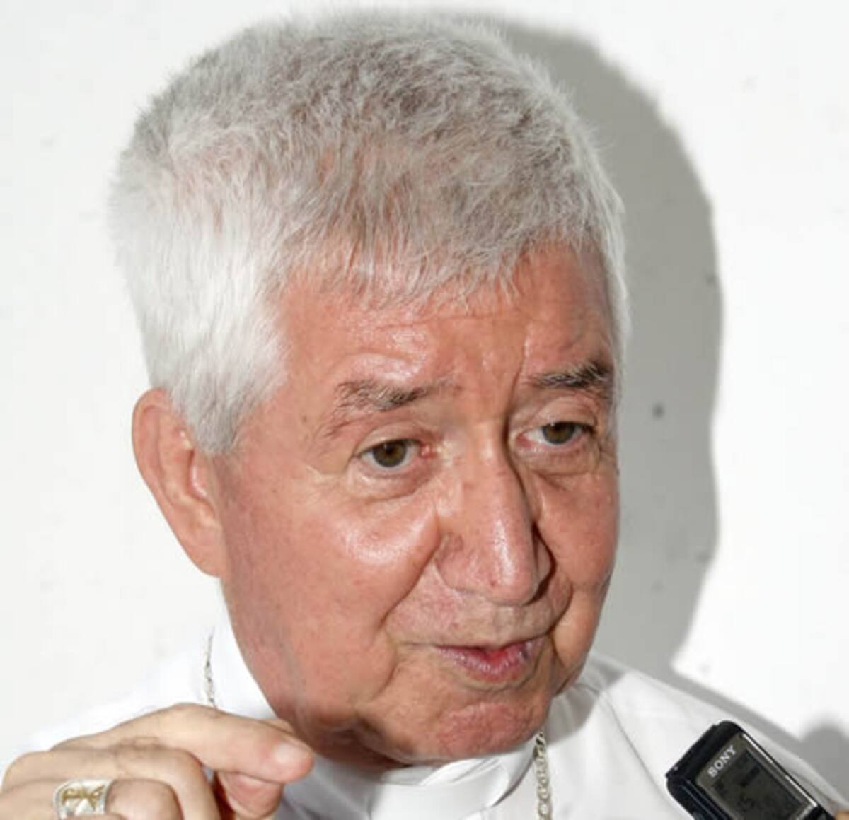 Monseñor Nel Beltrán Santamaría, obispo de Sincelejo.