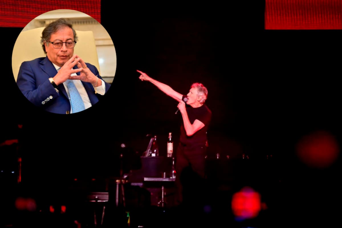 El elogio de Roger Waters a Gustavo Petro en concierto