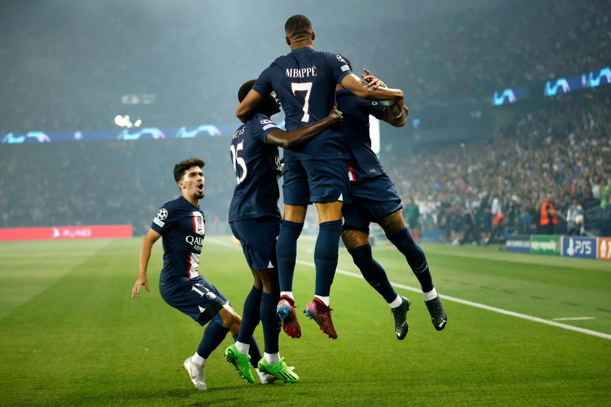 PSG, con un buen primer tiempo, le ganó a la Juventus
