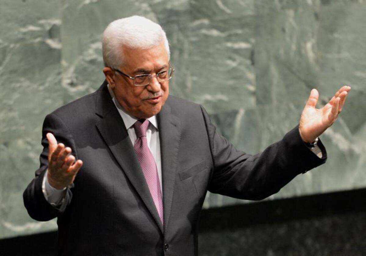 El presidente Mahmud Abas.