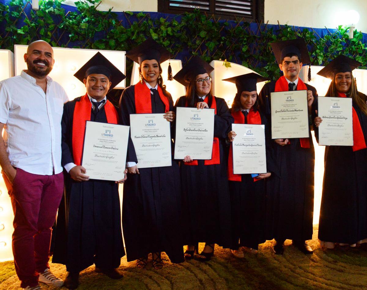 Rubén Egea, Emmanuel Lázaro Ospino, Karen Negrete, Sofía Ospino, Nathalia García, Juan Pablo Pimienta y Andrea Galván.