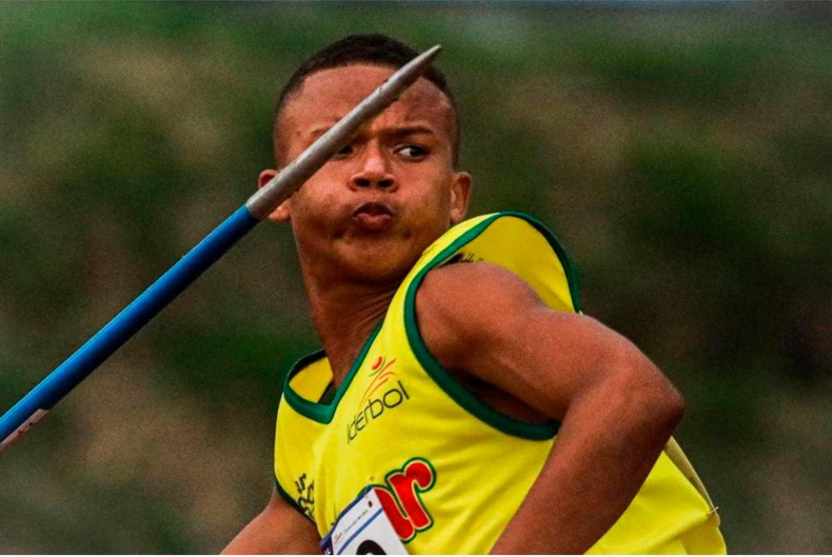 Bronce para Bolívar ganó Sergio Luis Blanco (foto) en lanzamiento de jabalina. //Cortesía
