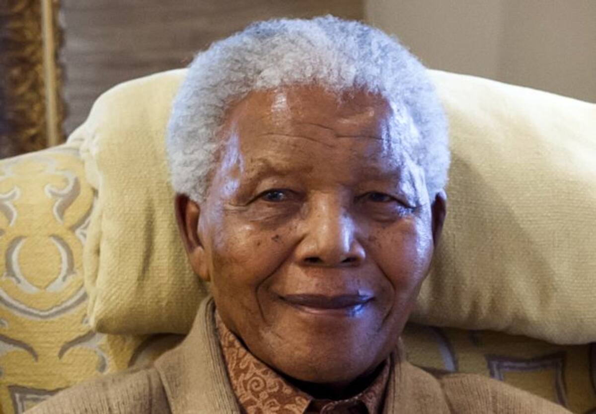 Nelson Mandela.