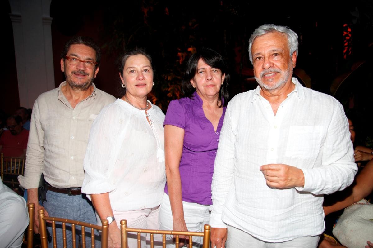 Carlos Ariel, Victoria Sierra, Martha Ballesteros y Alonso Gómez.//fotos: aroldo mestre - el universal.