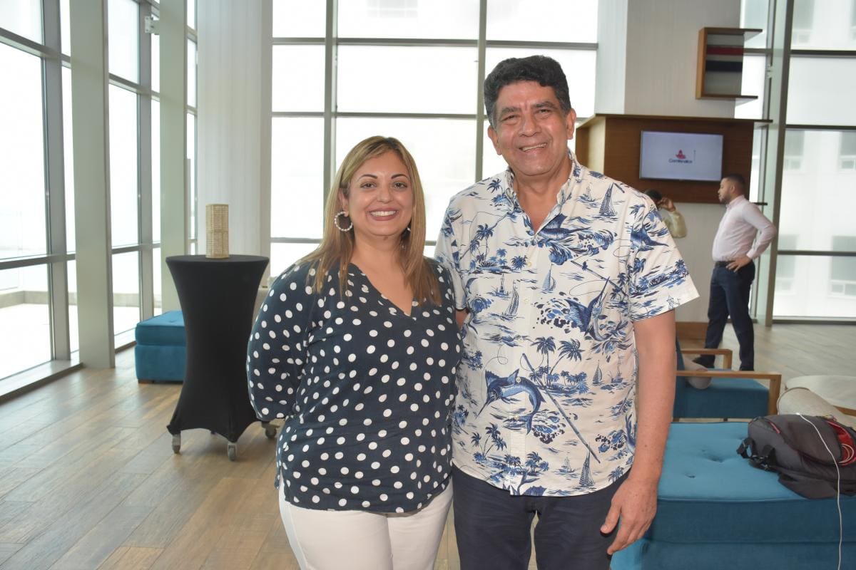 Angélica Daza y Ricardo Díaz.