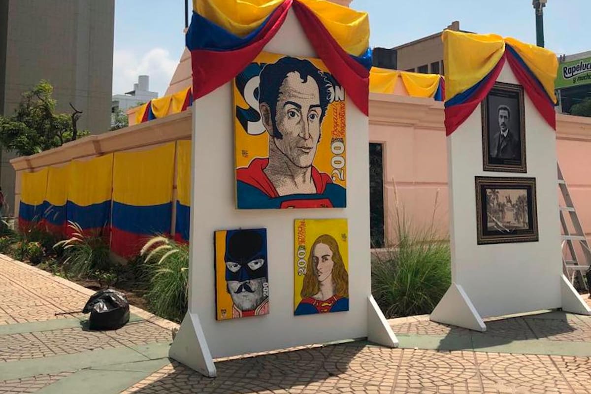 Barranquilla celebró los 100 años del monumento ecuestre de Simón Bolívar