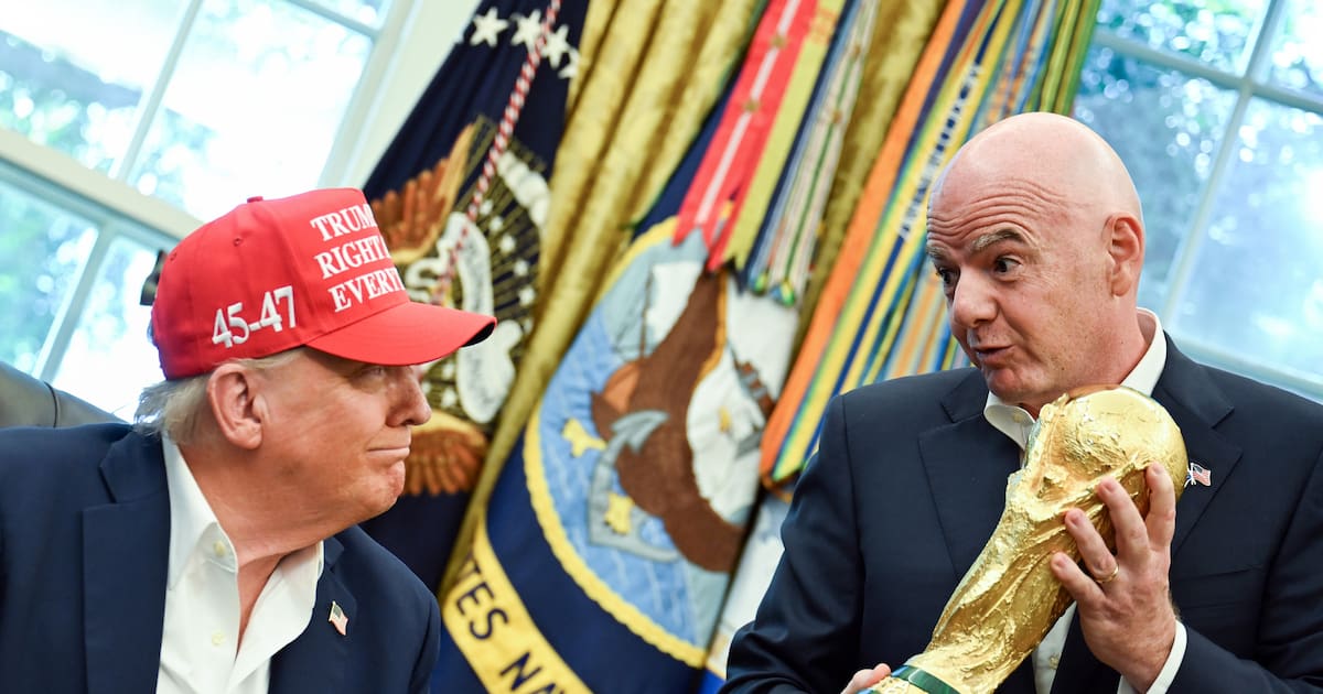 Trump entregará el trofeo del Mundial 2026 junto a Gianni Infantino