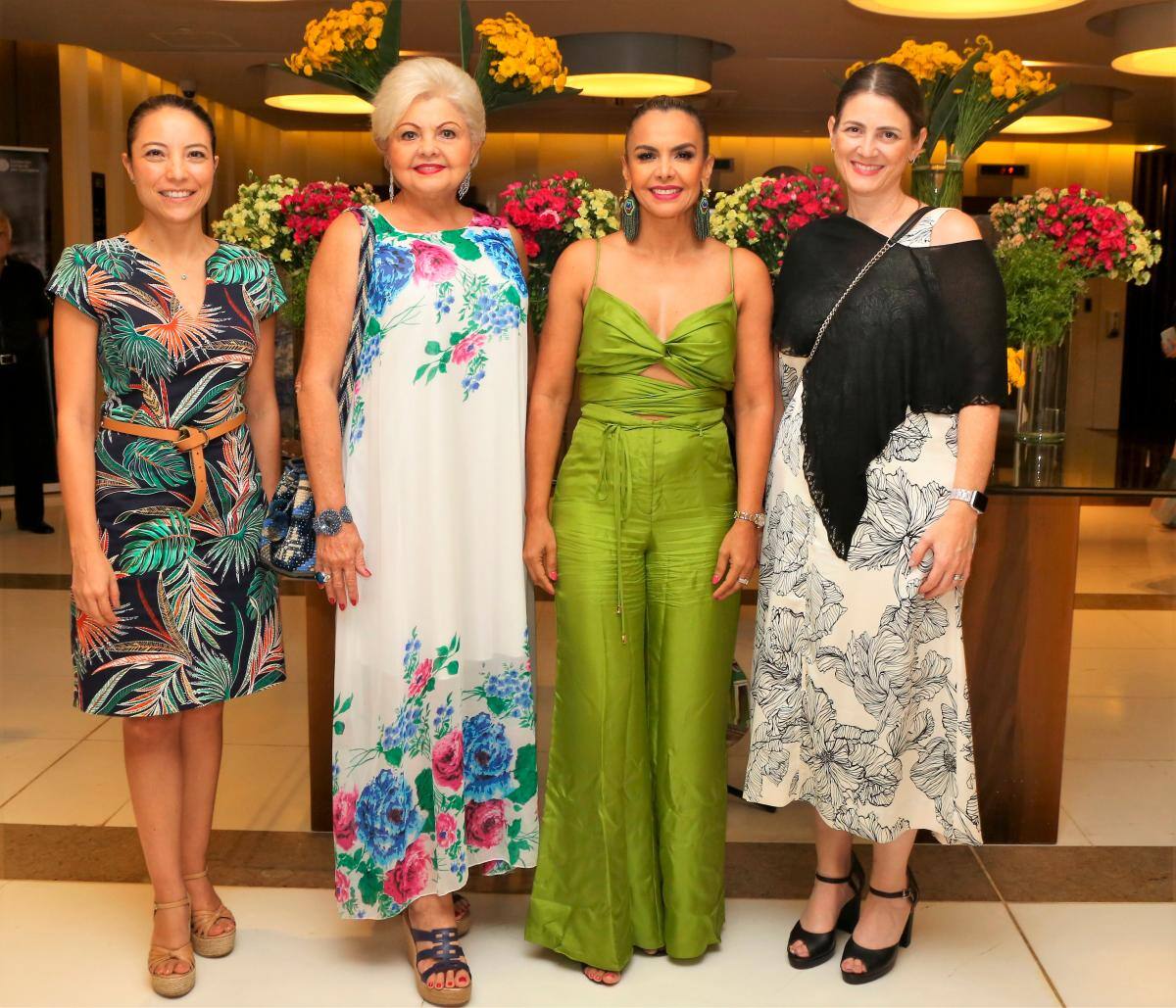 Natalia Bohórquez Castilla, Marlene Pombo, Ingrid Salas y Jill Loving.