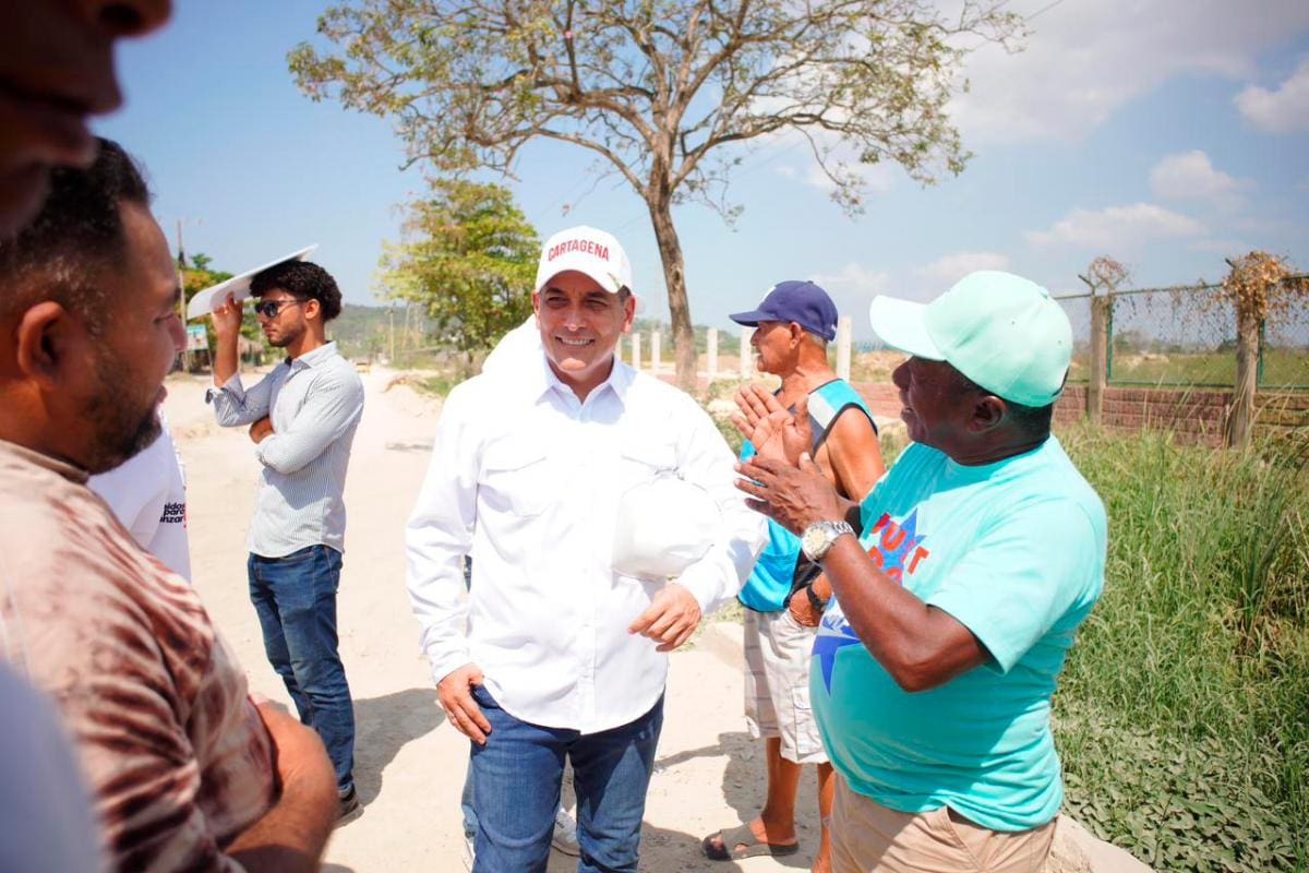 Dumek anuncia reactivación en 4 obras de barrios populares en Cartagena