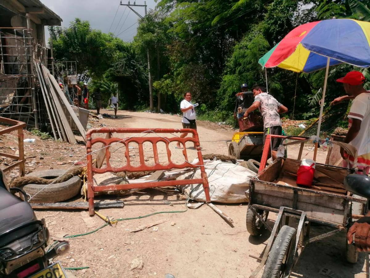 Cierre de calles. // Oscar Díaz - El Universal
