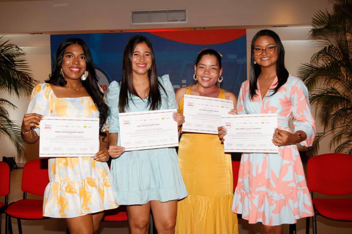 María José Mosquera, Lina Orozco, Hylenne Guzmán y Ana Gabriel Ávila. //Fotos: Óscar Díaz – El Universal.