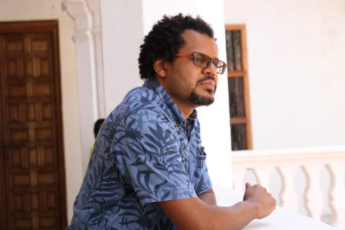 La Ruta del Esclavo o Memoria Afro de Cartagena fue sustentada por Javier Ortiz en la Escuela de Verano de la Universidad Jorge Tadeo Lozano. Oscar Díaz - El Universal.