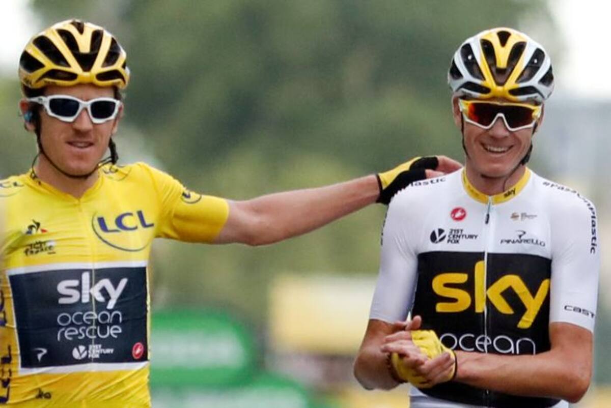 Geraint Thomas conquistó su primer título del Tour de Francia. AP Laurent Cipriani