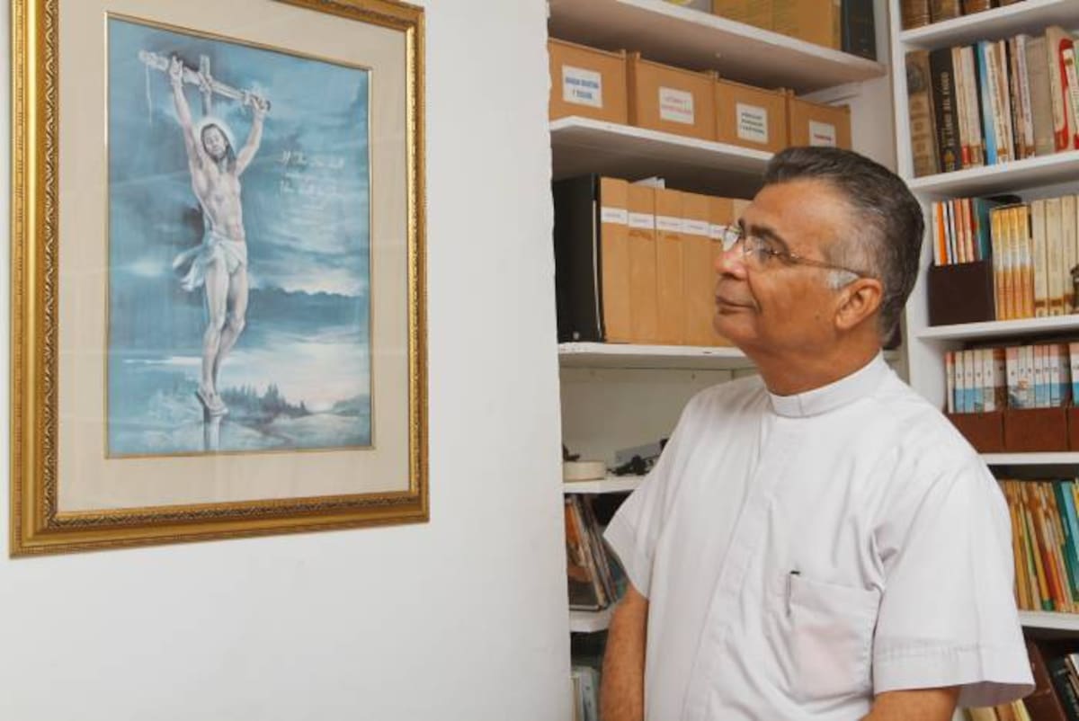 Sacerdote Sahabel Porto, vicario General de la Arquidiócesis de Cartagena Julio Castaño/ElUniversal