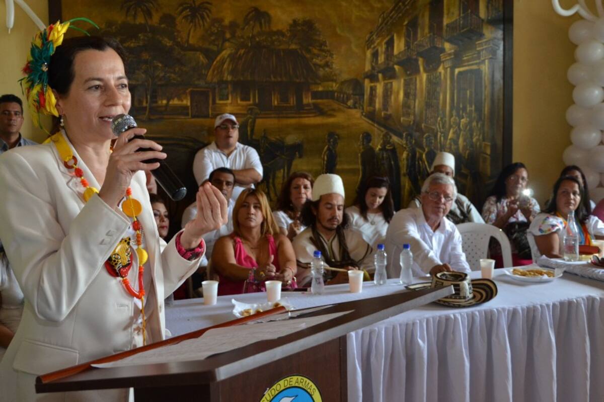 Clara Rojas en Soledad, Atlántico. EL UNIVERSAL