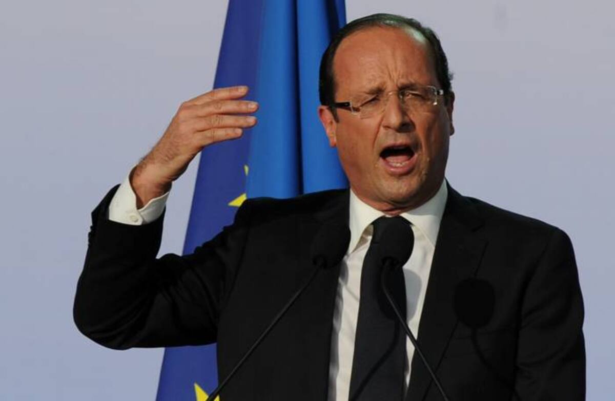 Francois Hollande, candidato a la Presidencia de Francia. AFP