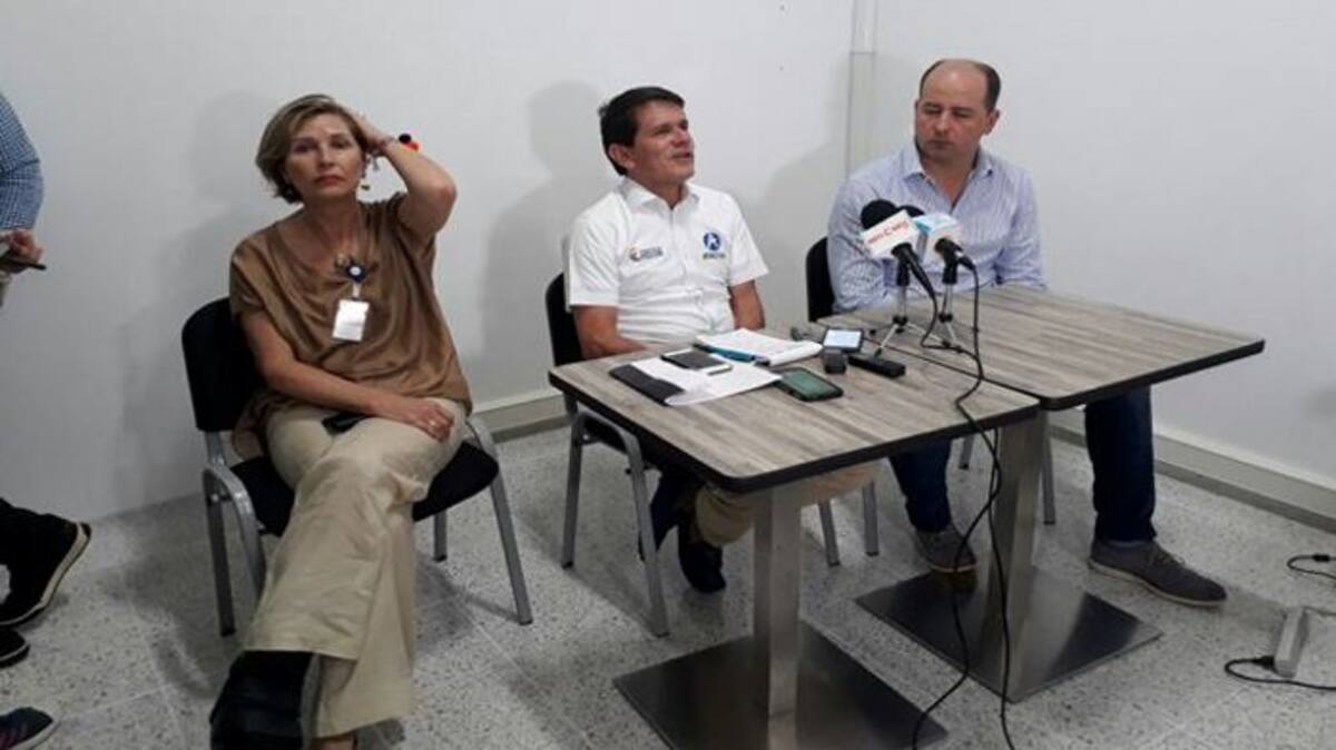 Director de la Aeronáutica, Alfredo Bocanegra, en Montería. CORTESÍA.