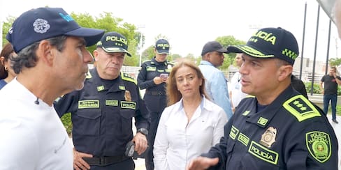 Subdirector general de la Policía Nacional se reunió con el alcalde Char