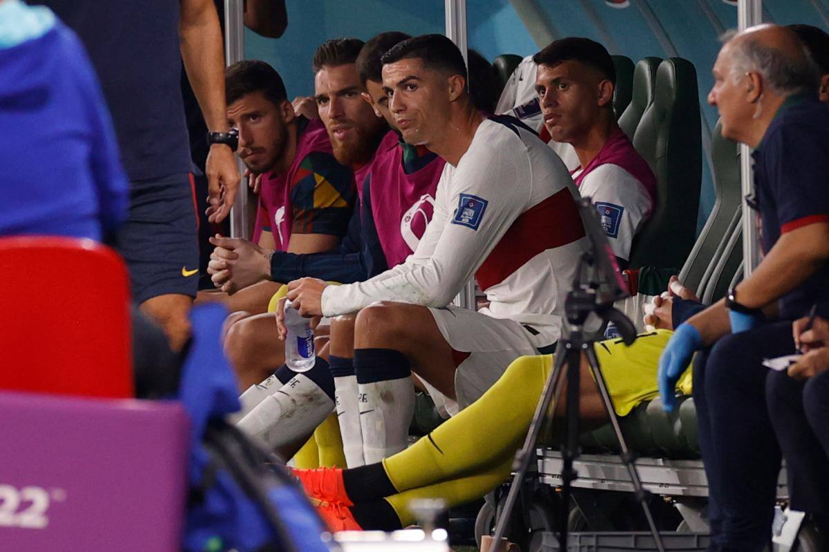 A técnico de Portugal no le gustó una nueva ‘pataleta’ de Cristiano Ronaldo