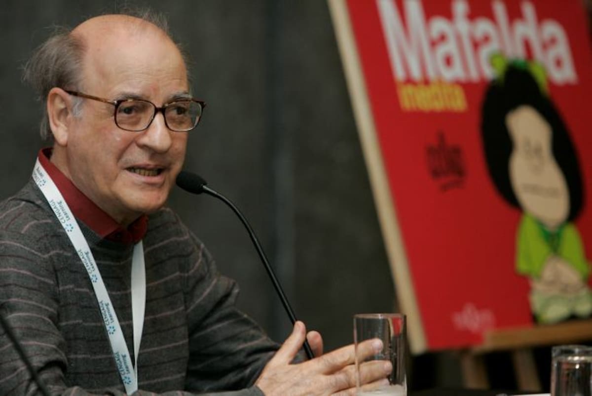 Joaquín Salvador Lavado "Quino", padre de la legendaria Mafalda AP Miguel Tovar
