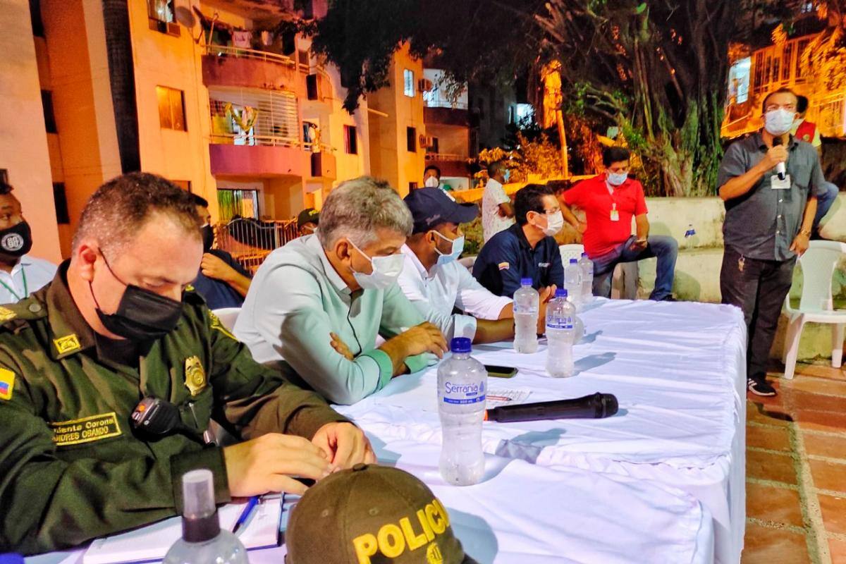 Volvieron de manera presencial los consejos de seguridad en Cartagena