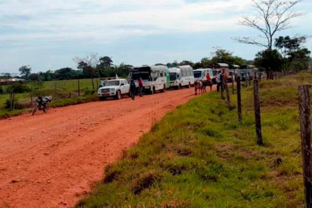 Caravana humanitaria de desmovilizados de las Farc fue atacada en Yarí