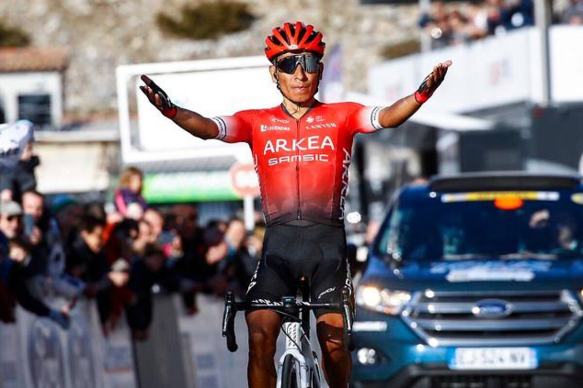 Nairo, en cuarentena voluntaria, tras regresar a Colombia