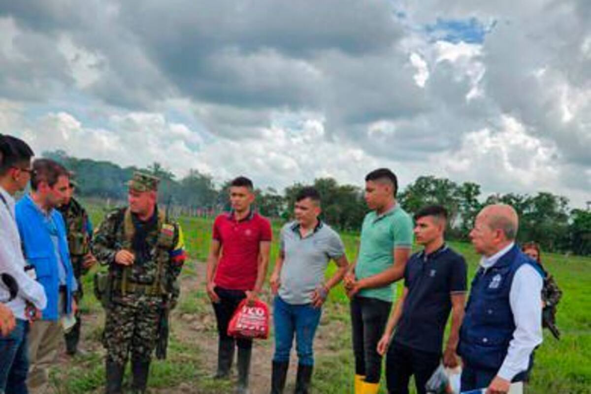 Fueron liberadas 4 personas que estaban en poder de disidencias FARC