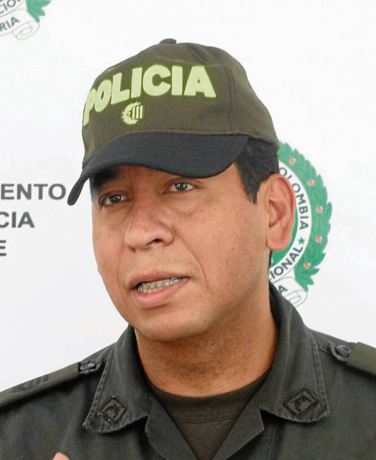 Comandante Policía Sucre, Coronel Salvador Gutiérrez Lombana.
