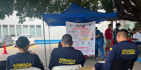 Hospital Naval de Cartagena fortalece los bancos de sangre con jornada de donación