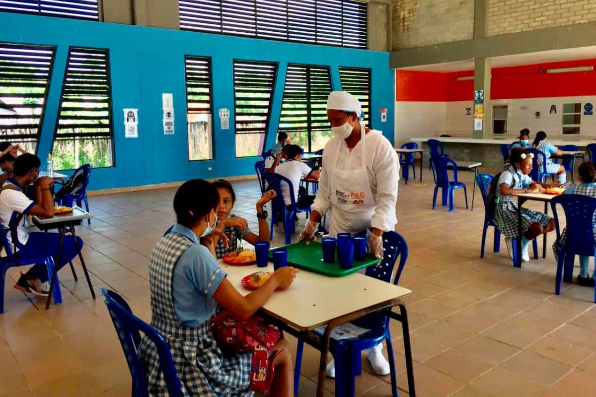 PAE en Bolívar cumple con el balance nutricional