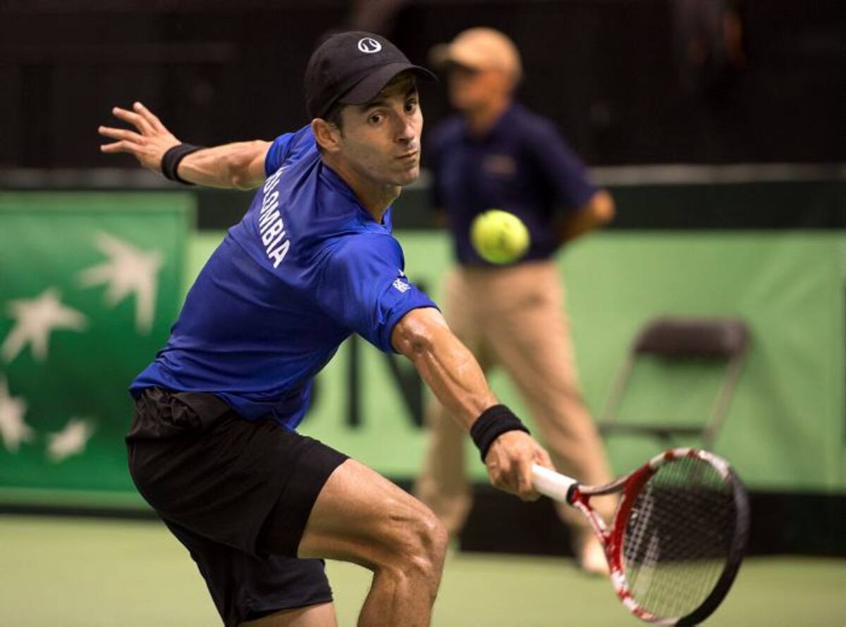 Santiago Giraldo, tenista colombiano. AP Andrew Vaughan