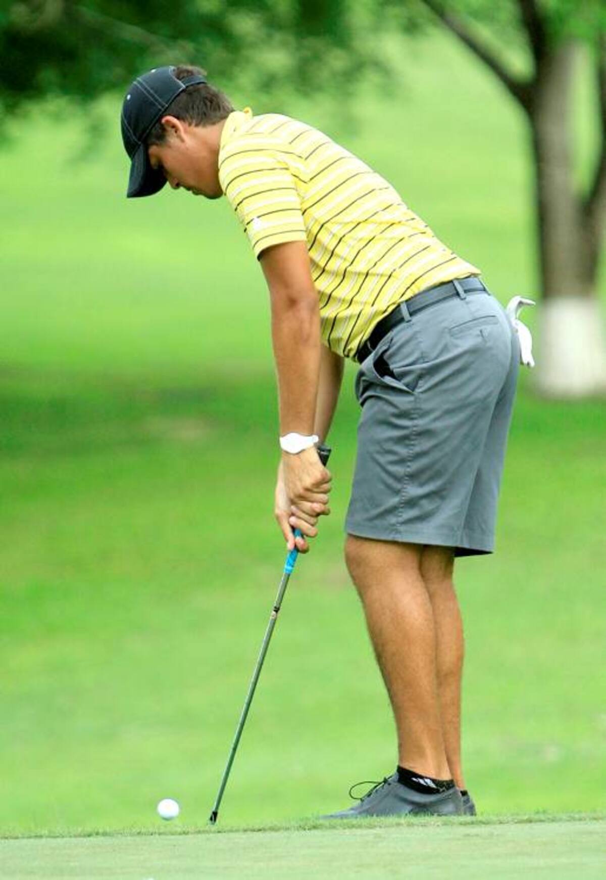 El golfista barranquillero estará defendiendo el título que obtuvo el año pasado en la primera categoría de caballeros. Julio Castaño-El Universal